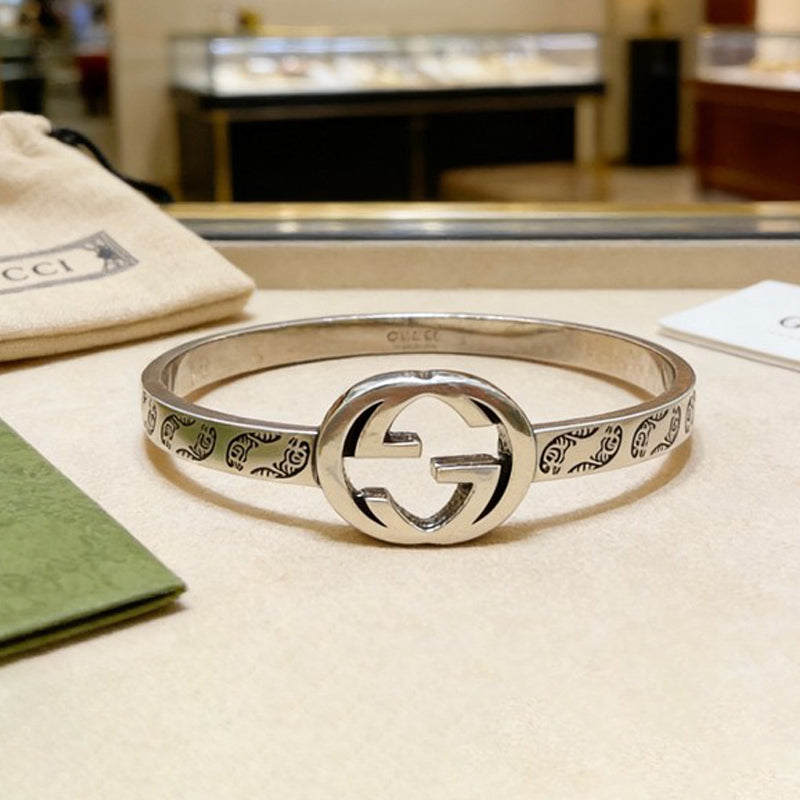 18K GG Interlocking G Gold Bracelet