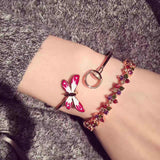 18K GG Flora Bangle Bracelet