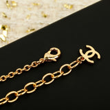 18K CC 26C Color Crystal Flower Bracelet