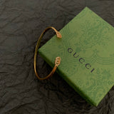 18K GG Running Diamond Cuff Bracelet
