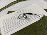 GG Interlocking G Turquoise Enamel Ring