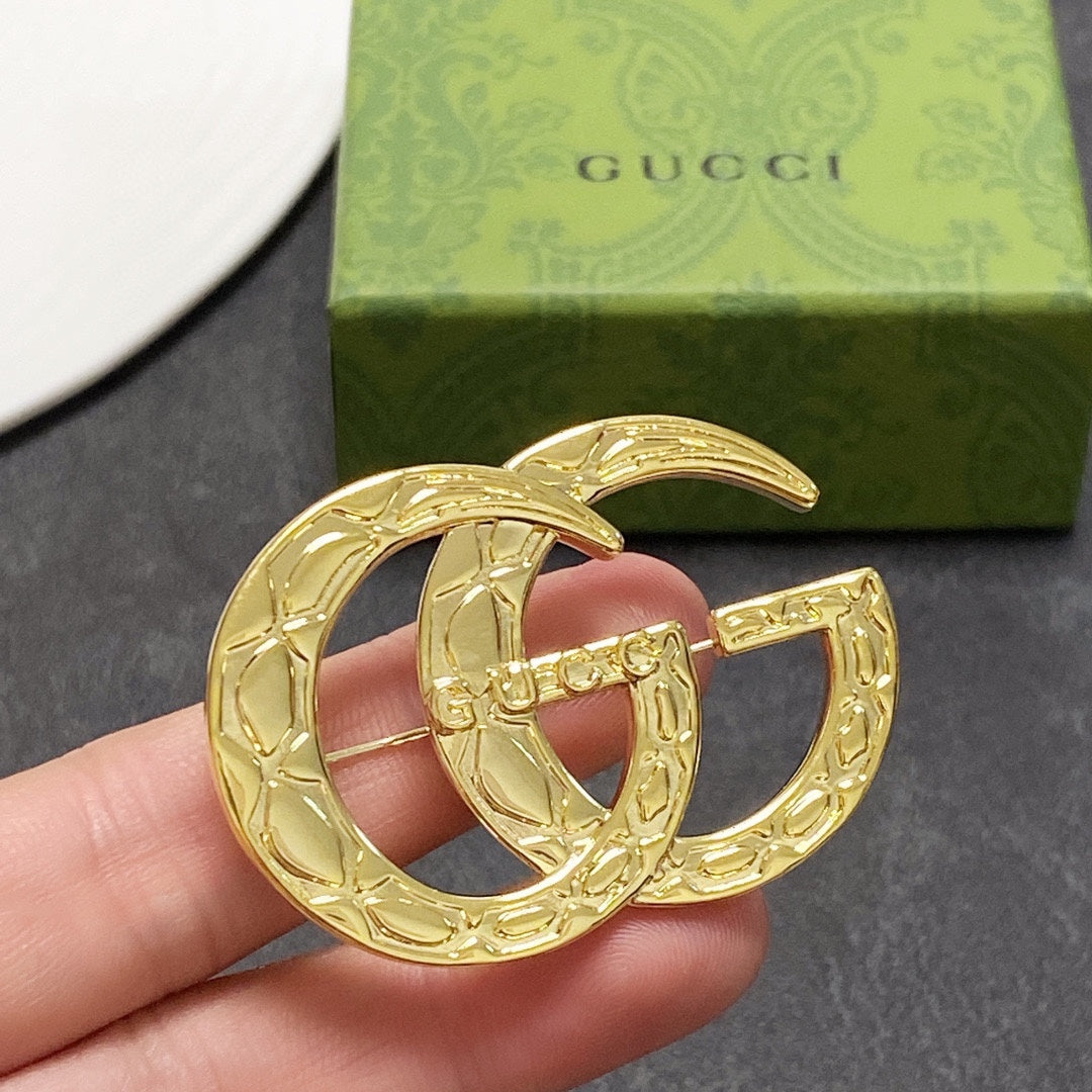 18K GG Brooch