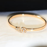 18K CC No.5 Diamond Gold Bracelet