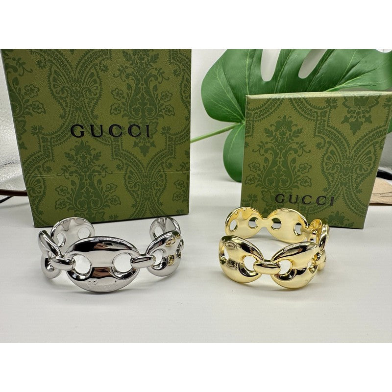 18K GG Open Cuff Bracelet