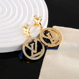 18K Louis Star Pendant Earrings