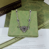 GG Interlocking G Heart Necklace