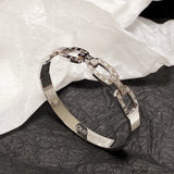 18K Louis White Gold Bracelet