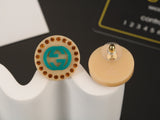 18K GG Resin Earrings