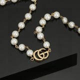 18K GG Pearl Necklace