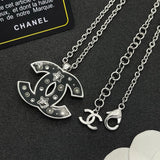 18K CC Black Star Gold Necklace