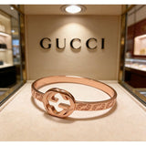 18K GG Interlocking G Gold Bracelet