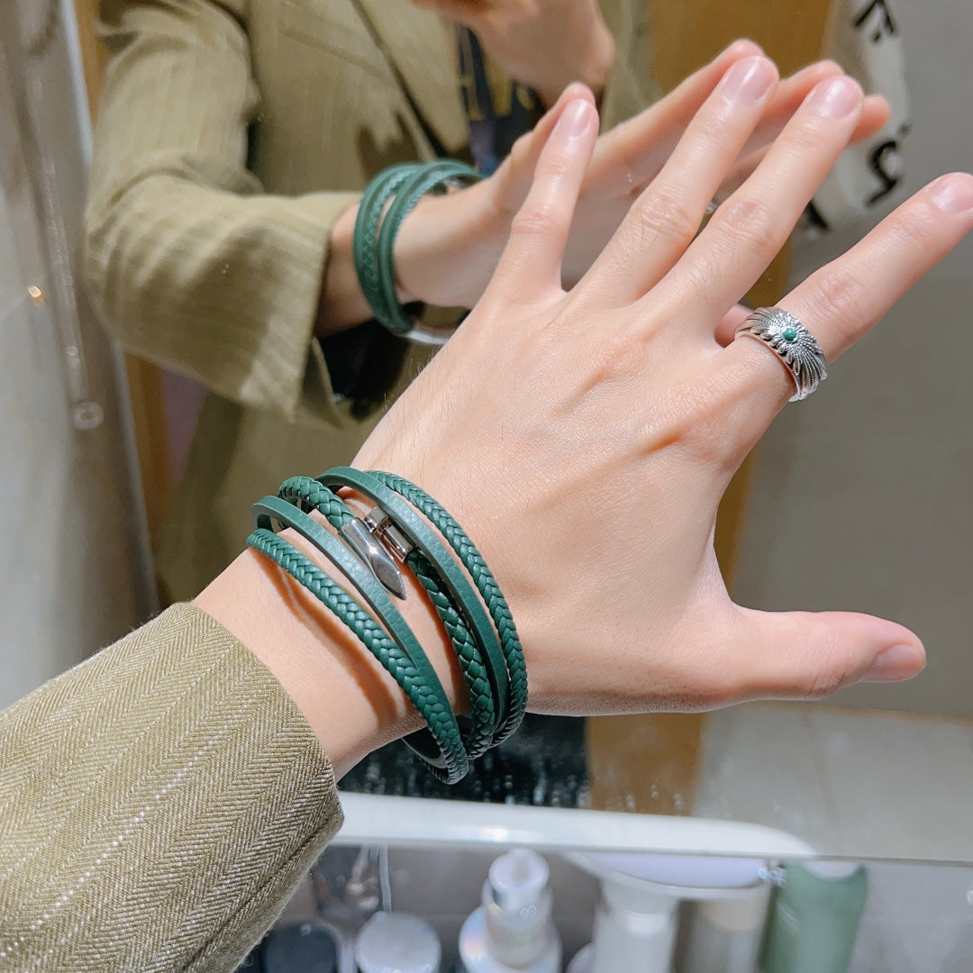 18K GG Anger Forrest Green Bracelet