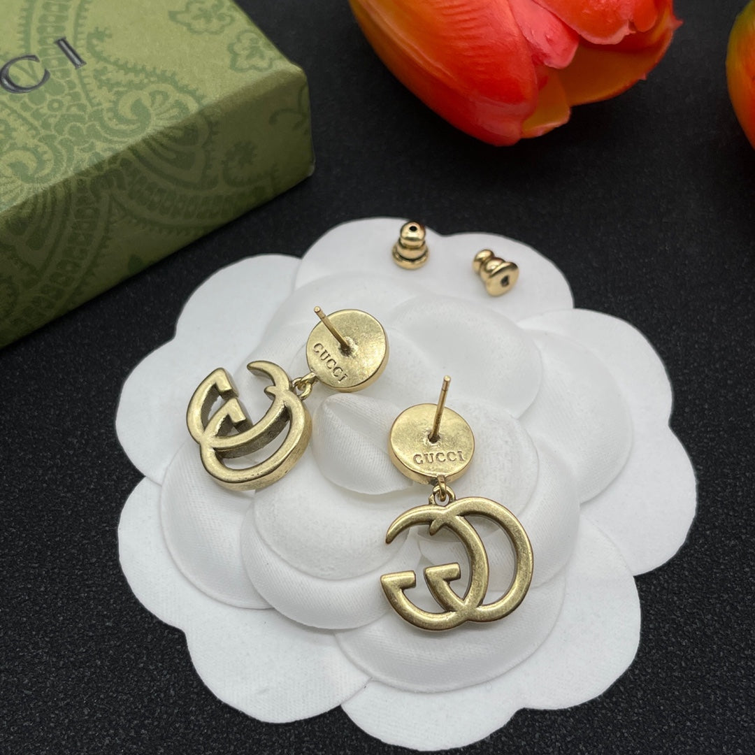 18K GG Crystals Earrings