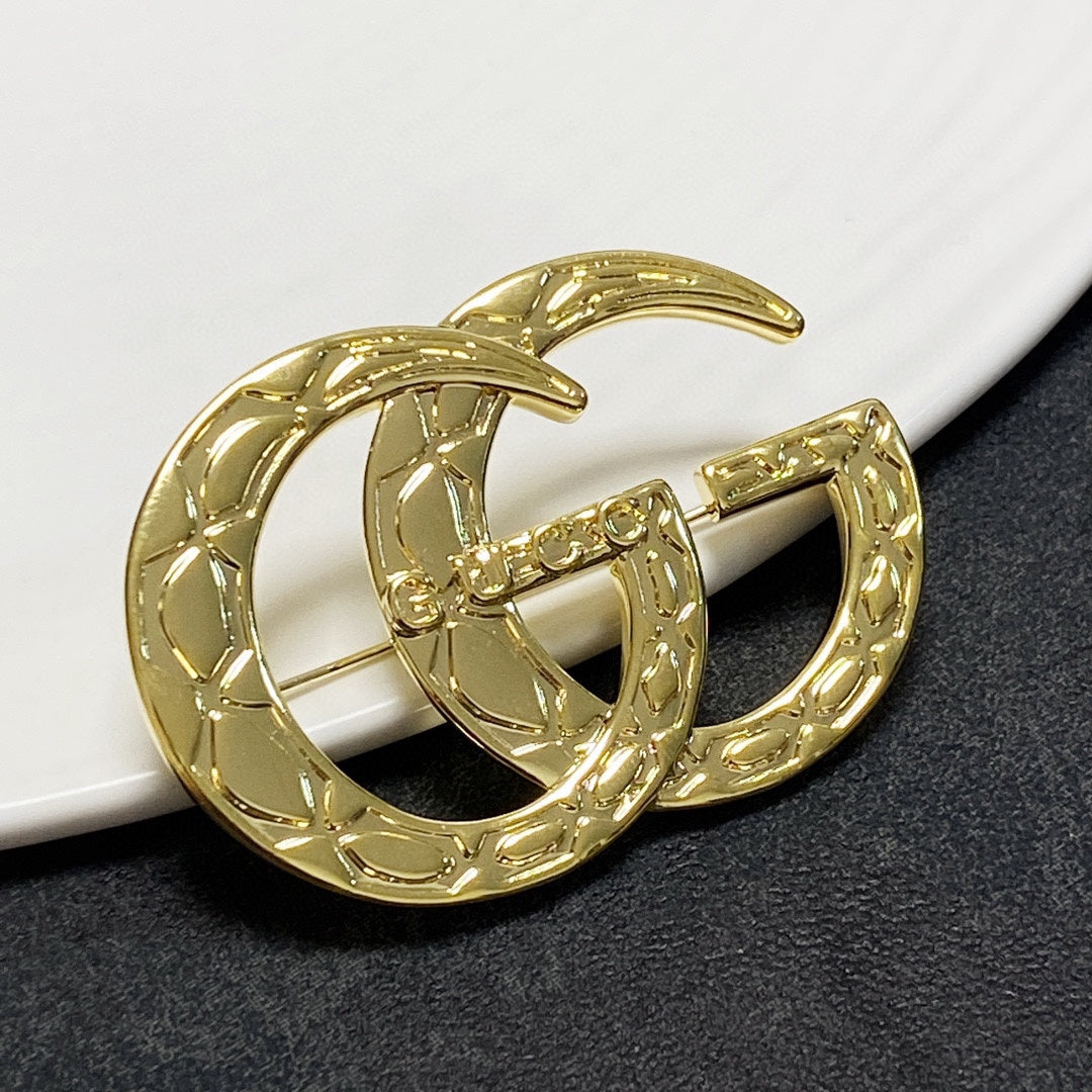 18K GG Brooch