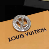 18K Louis Full Diamond Brooch