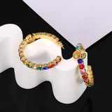 18K GG Circle Earrings