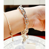18K Her Chaine D'ancre Encha?n¡§|e Bracelet