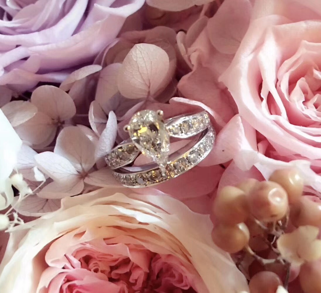 18K Jos¡§|phine Engagement Ring