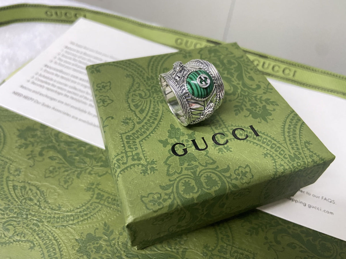 GG Garden Snake Interlocking G Ring