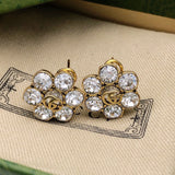 18K GG Crystals Earrings