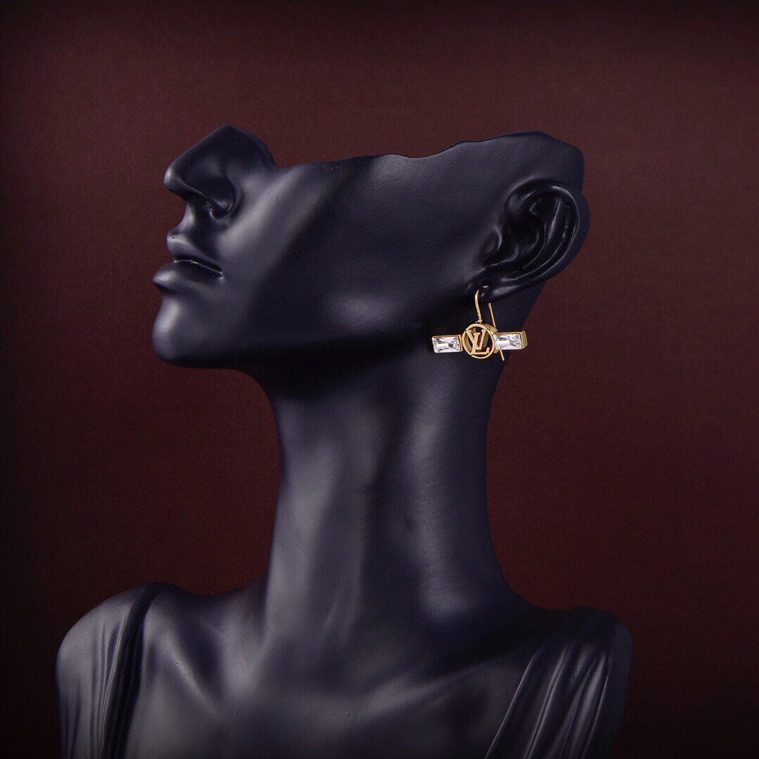 18K Louis Crystals Earrings