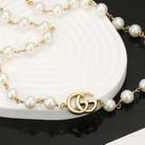 18K GG Pearl Necklace