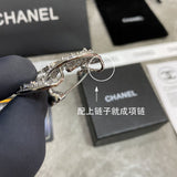 18K CC Camellia Diamond Brooch