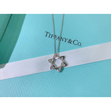 18K Tiff Star of David Pendant Necklace