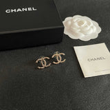 18K CC Vintage Gold Earrings
