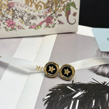 18K CD Night Code Earrings