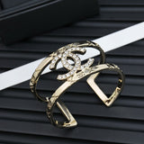18K CC 2025 Strass Cuff Bracelet