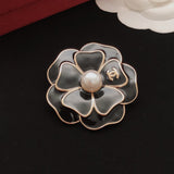 18K CC Color Camellia Brooch