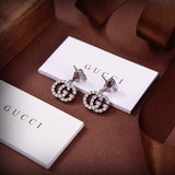 18K GG Running Earrings