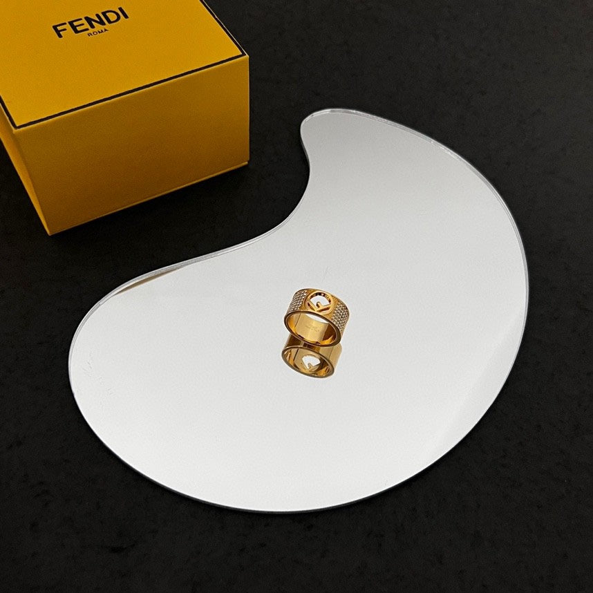 18K F Is Wide Ring