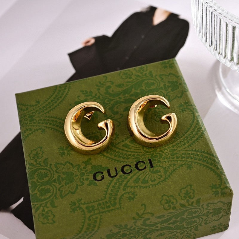 18K GG Logo Earrings