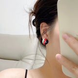 18K GG Color Earrings