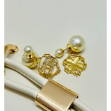 18K CD Tribales Pearl Gold Earrings
