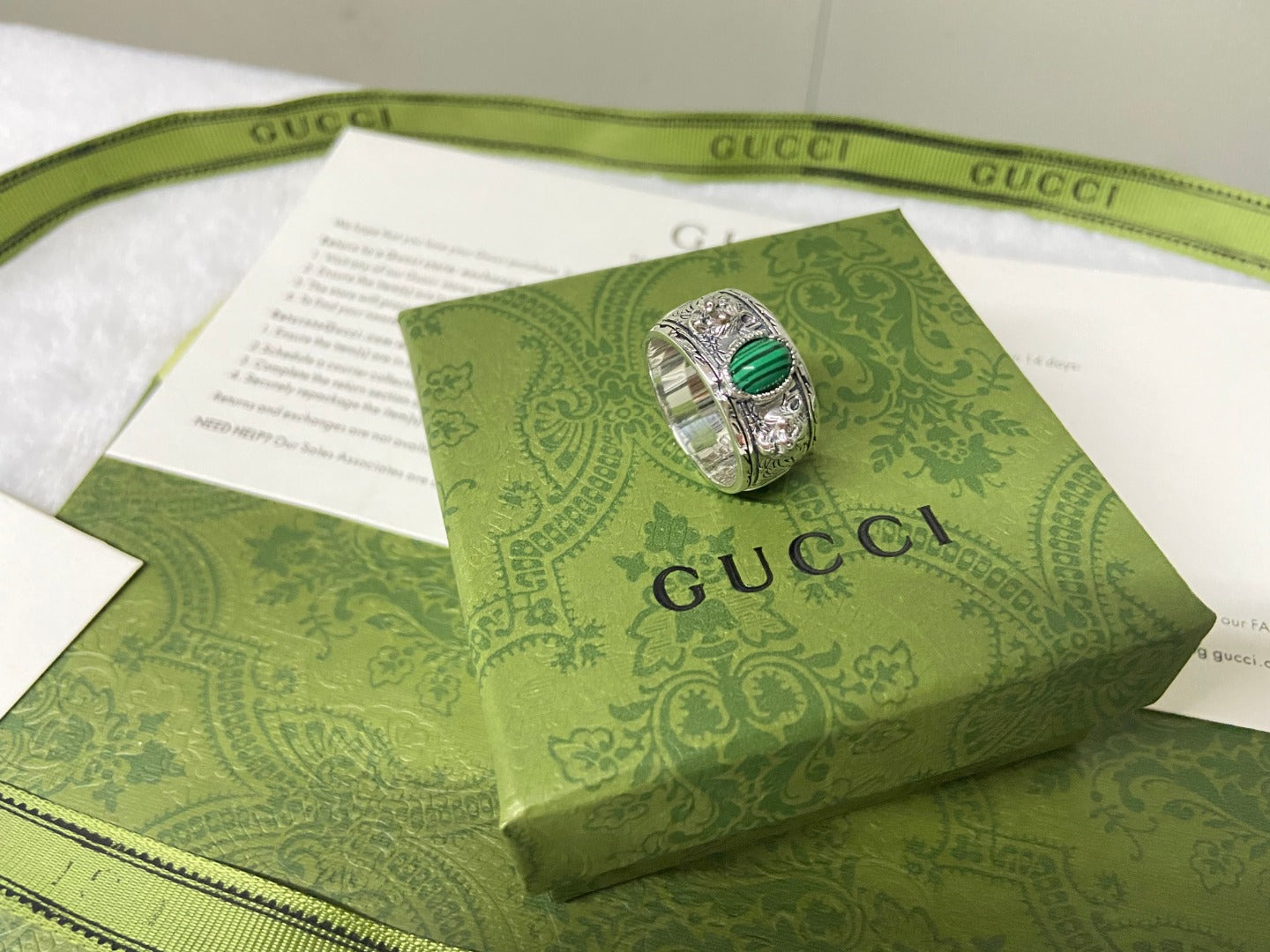GG Feline Garden Green Ring