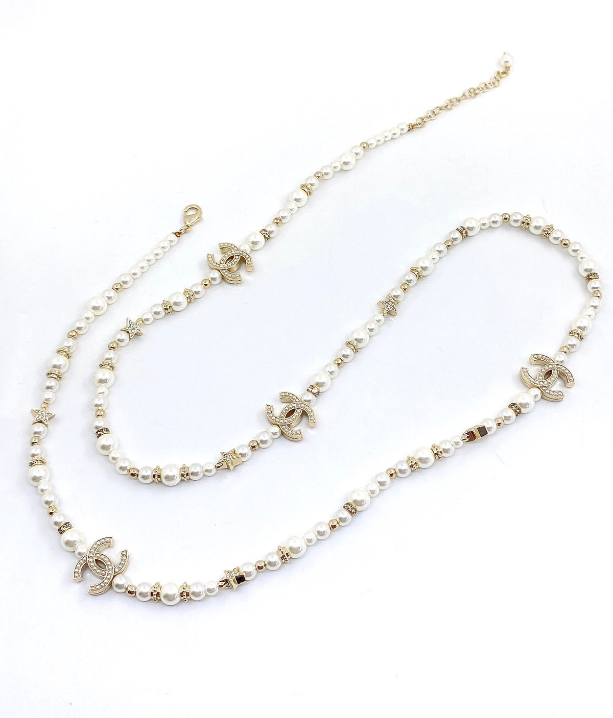 18K CC Pearls Necklace