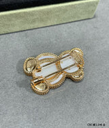 18K Lucky Animals Teddy Bear Clip Brooch