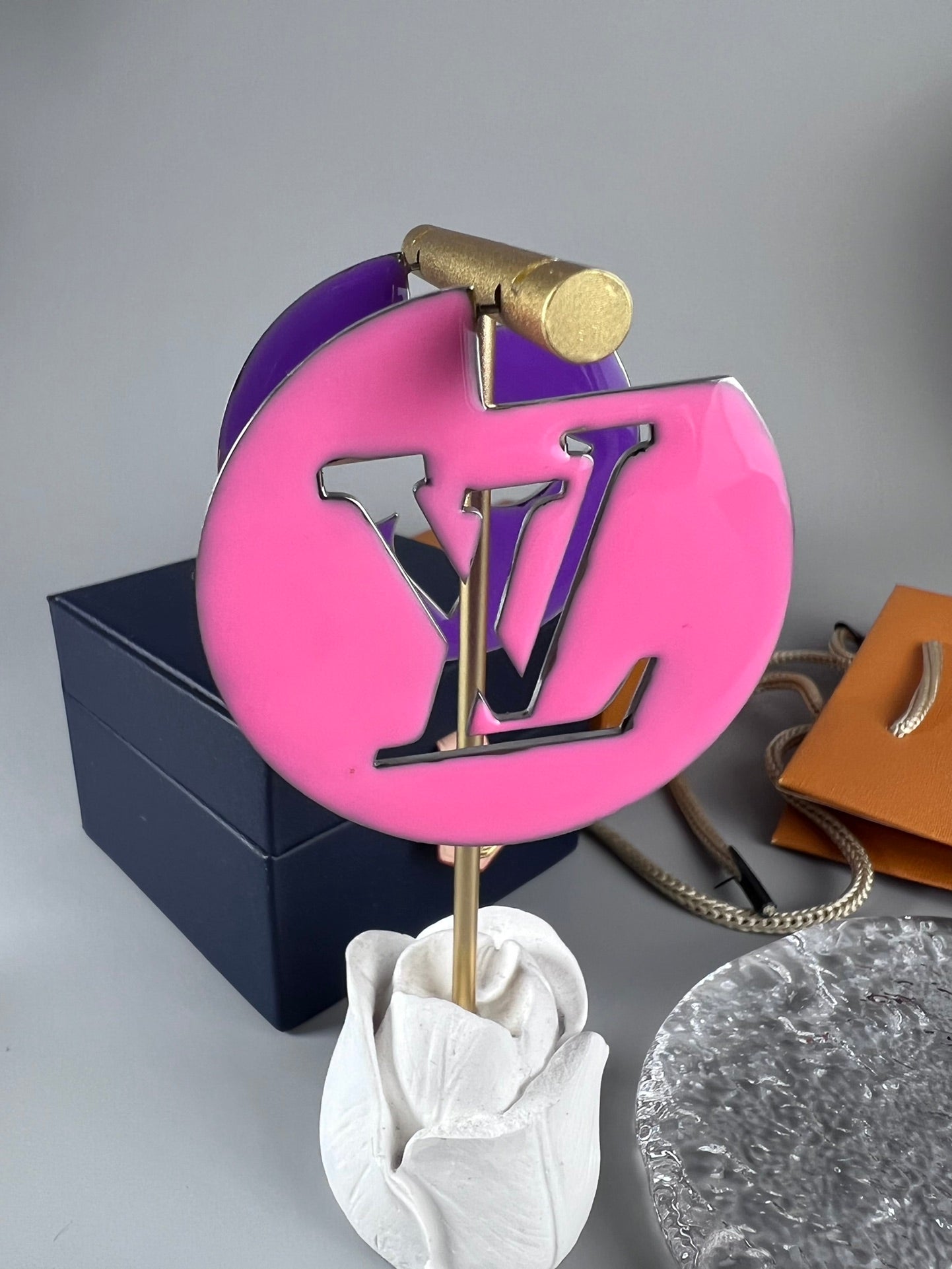 18K Louis Perfect Match Pink/Purple Earrings
