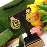 18K GG Pendant Earrings