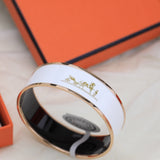 18K Enamel Cal¡§¡§che Wide Bangle H Bracelet
