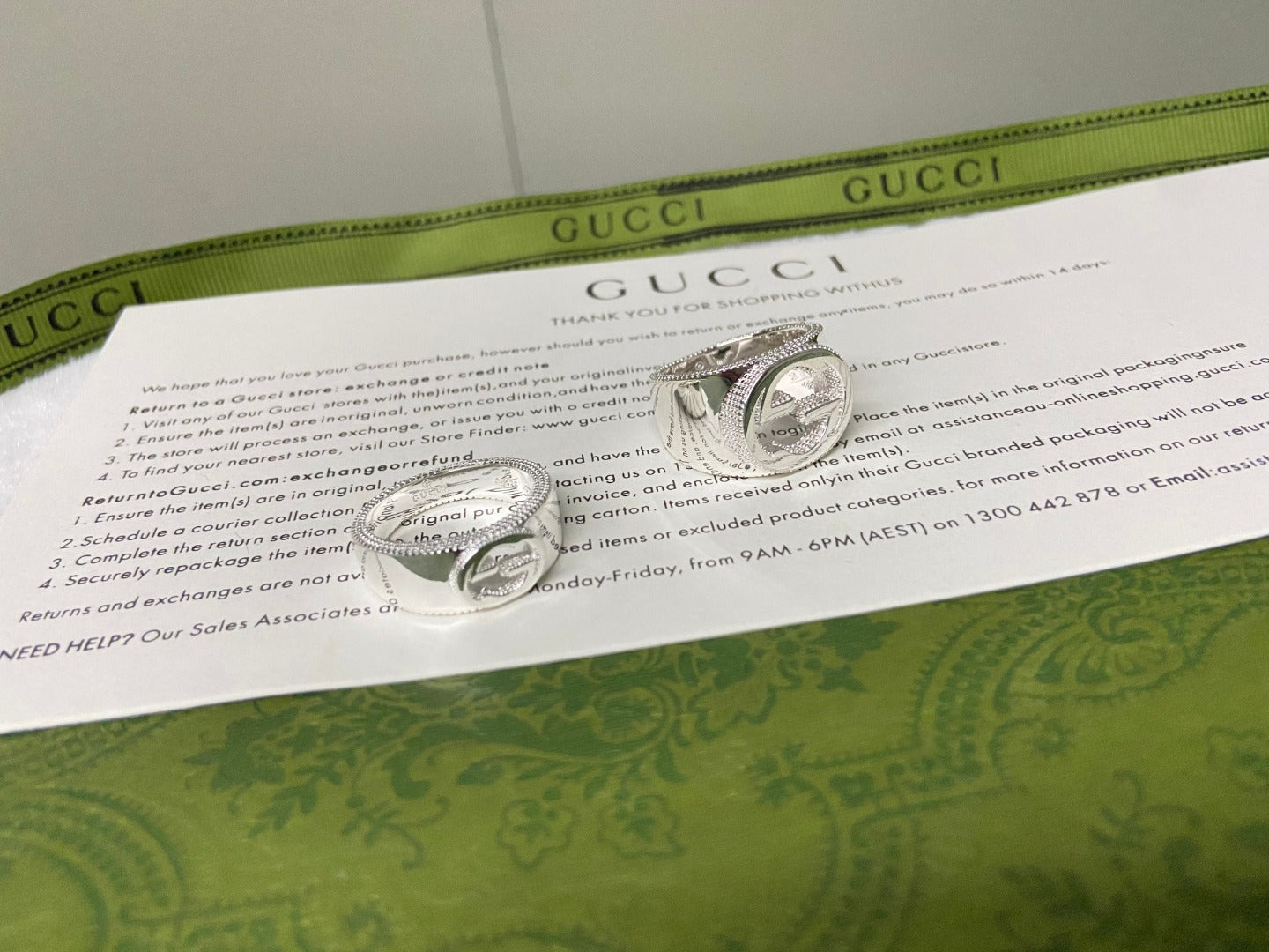 GG Interlocking G Wide Ring