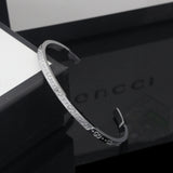 18K GG Icon Open Cuff Bracelet