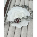 18K CC Gold Diamond Bracelet