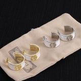 18K GG Color Enamel Earrings