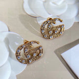 18K GG Crystals Earrings