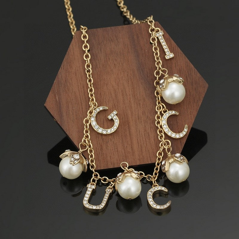 18K GG Pearl Necklace