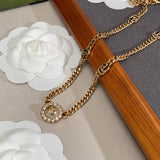 18K GG Flower Necklace